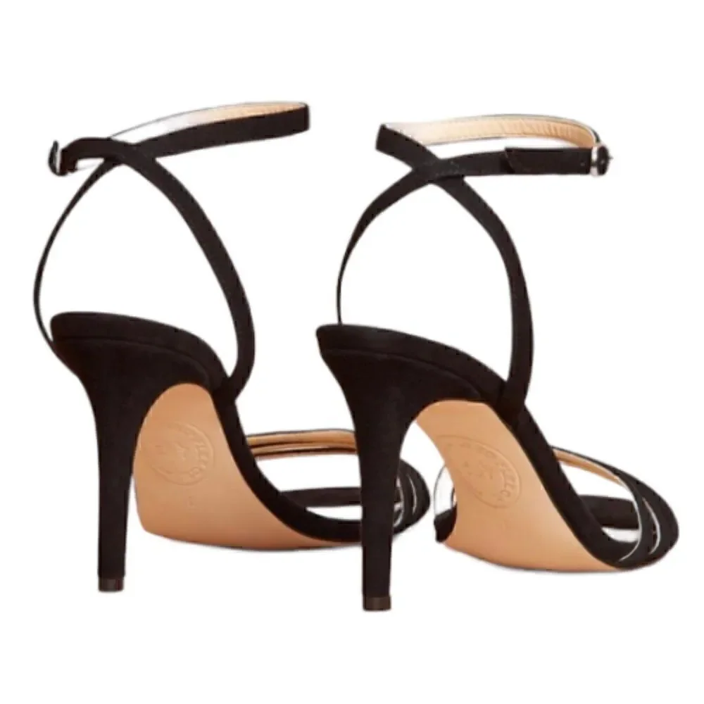Brooks Brothers Red Fleece Suede Stiletto Sandals